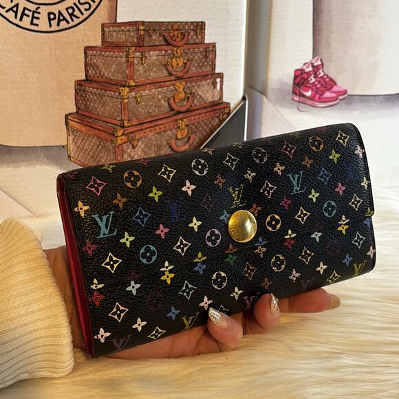 Louis Vuitton Handbags - Authentic Louis Vuitton Monogram Multicolor Noir Sarah Women's